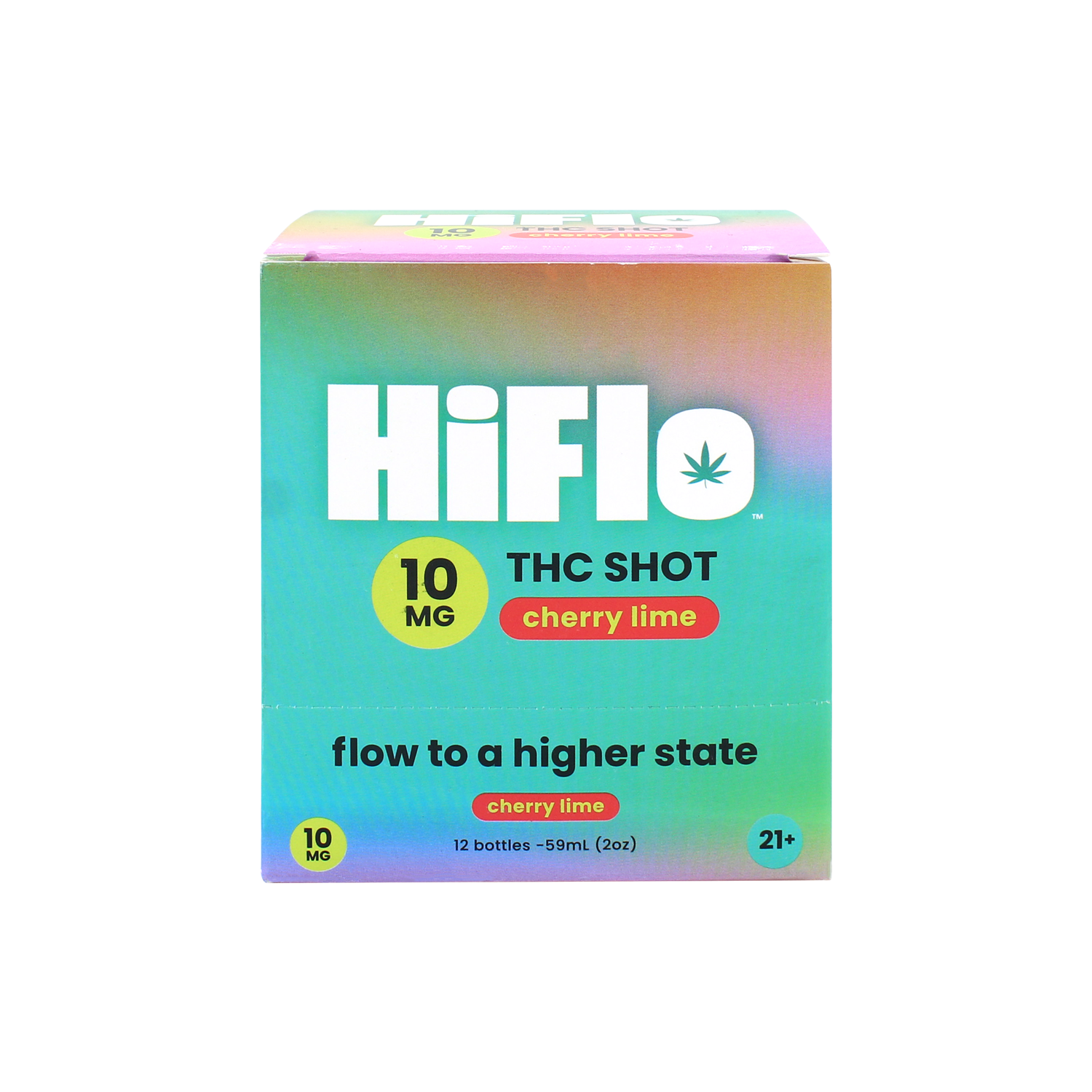 HiFlo Cherry Lime 10mg THC Shot (12-PK)
