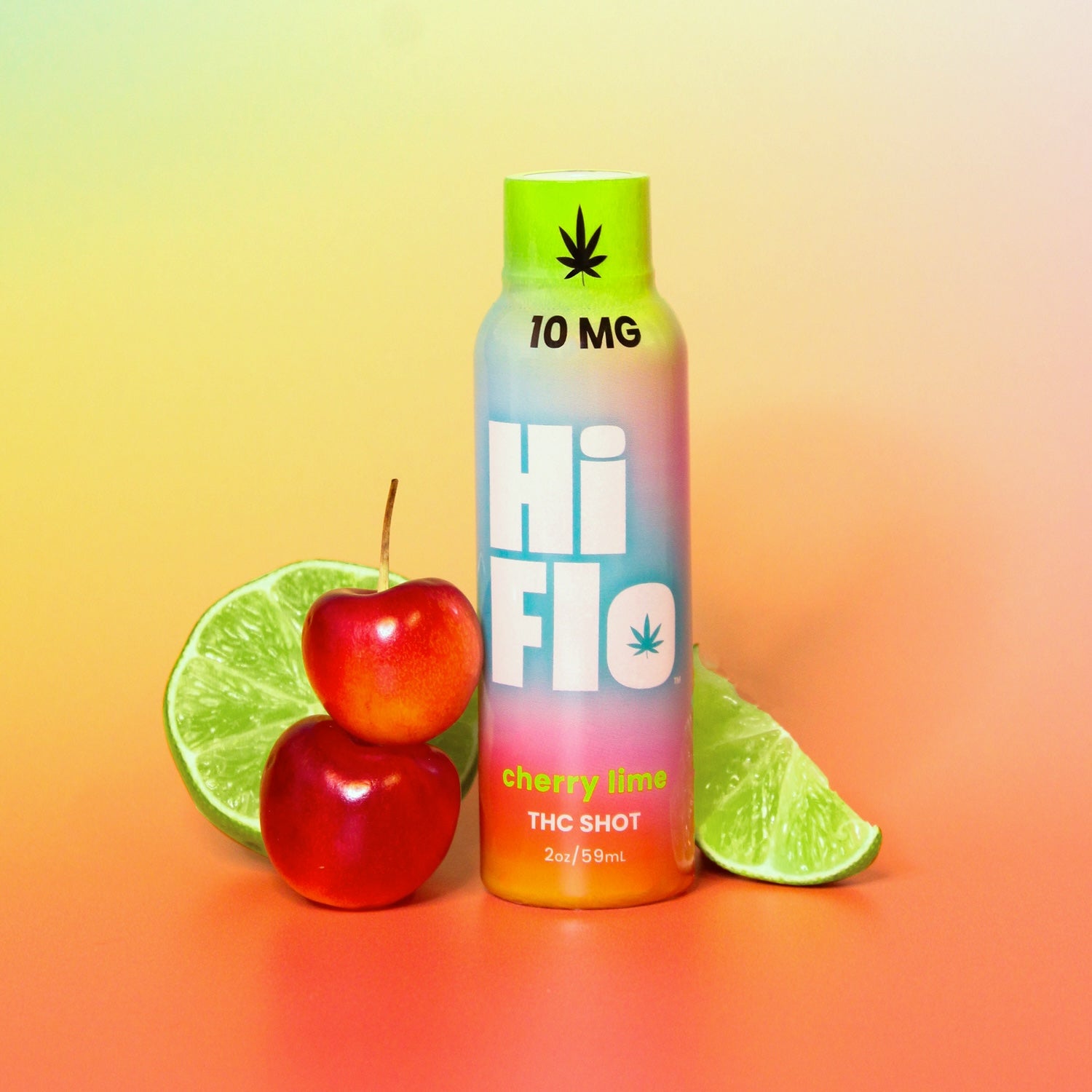 HiFlo Cherry Lime 10mg THC Shot (12-PK)