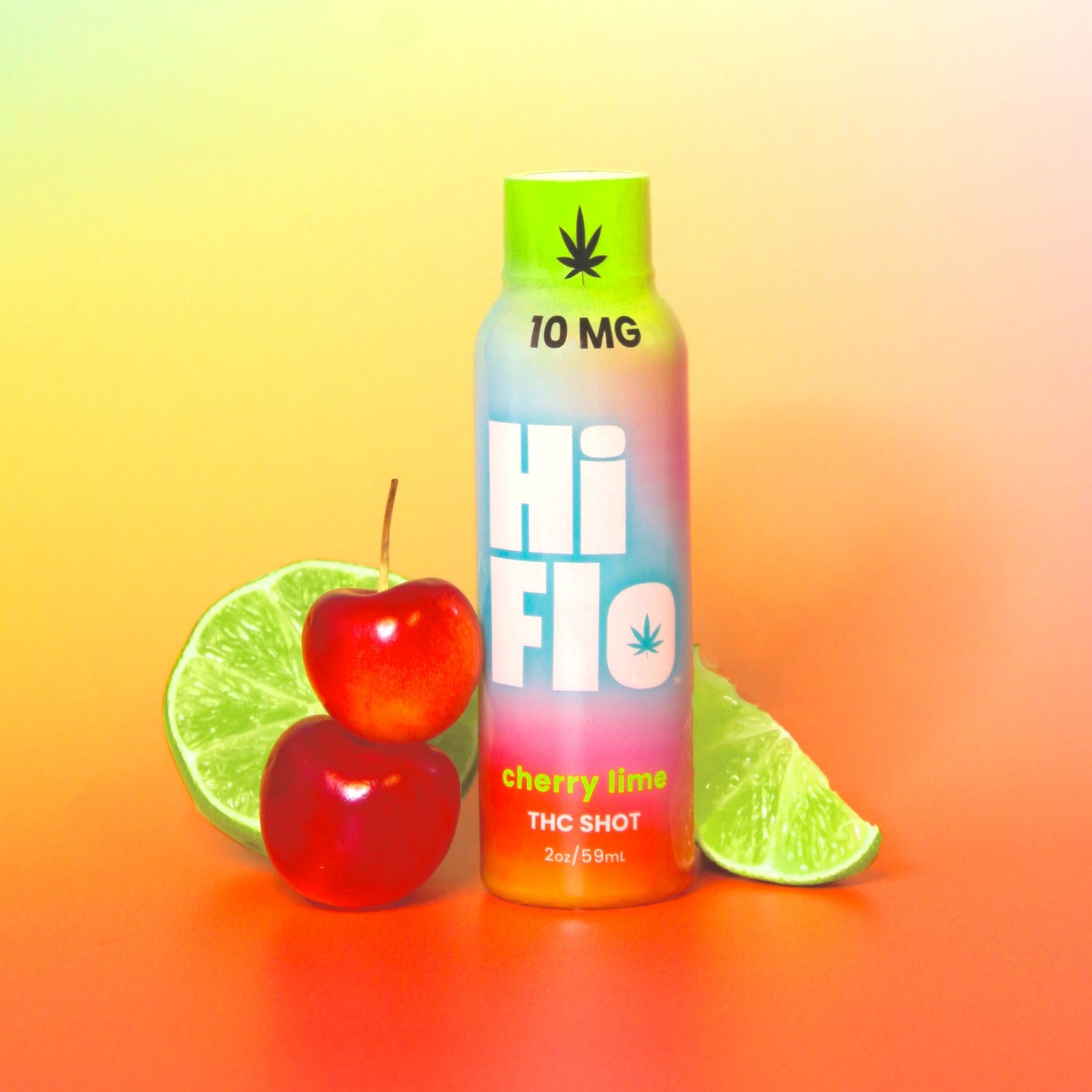 HiFlo Cherry Lime 10mg THC Shot (12-PK)